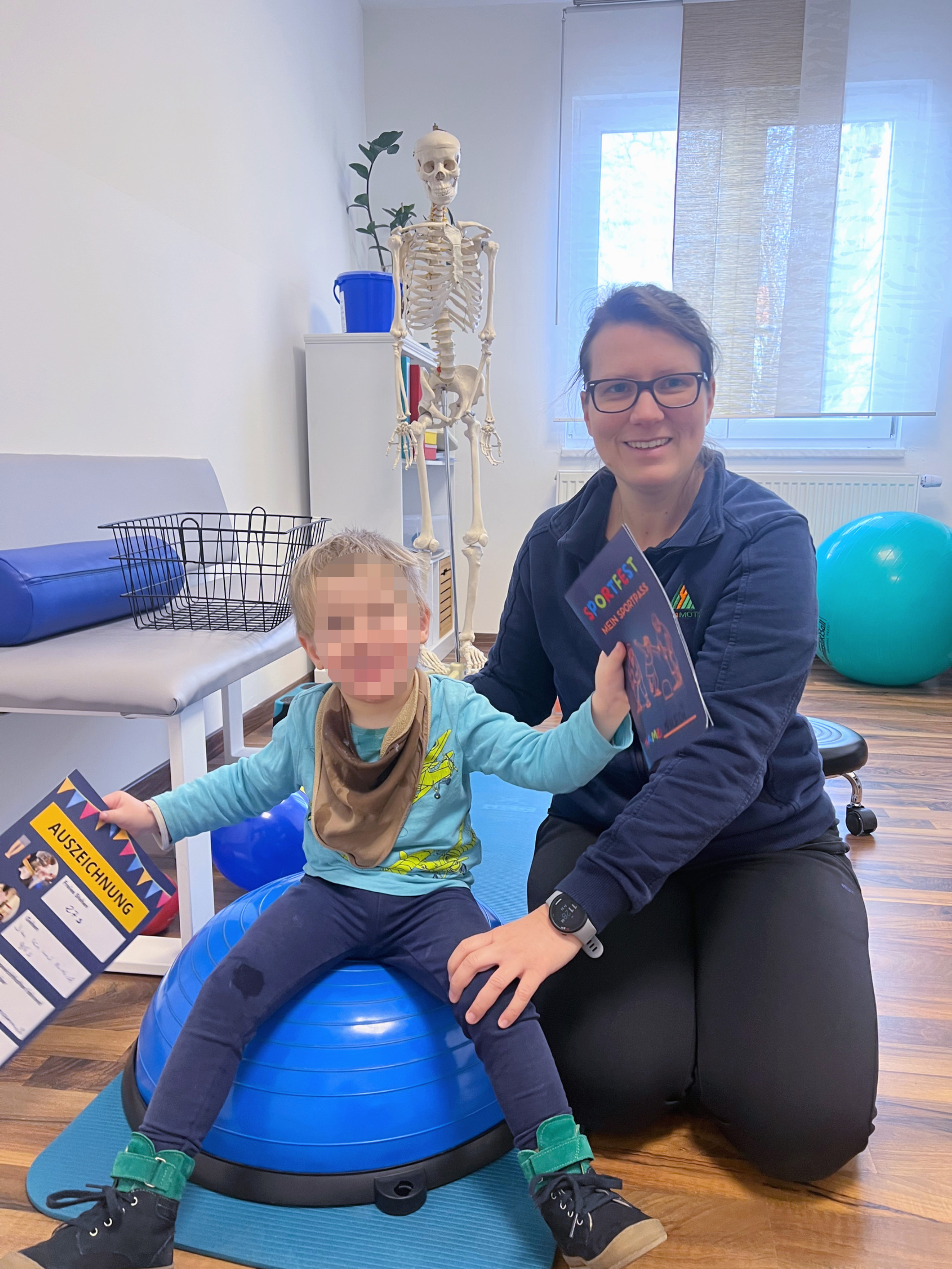 Fredi am letzten Tag seiner Intensivtherapie