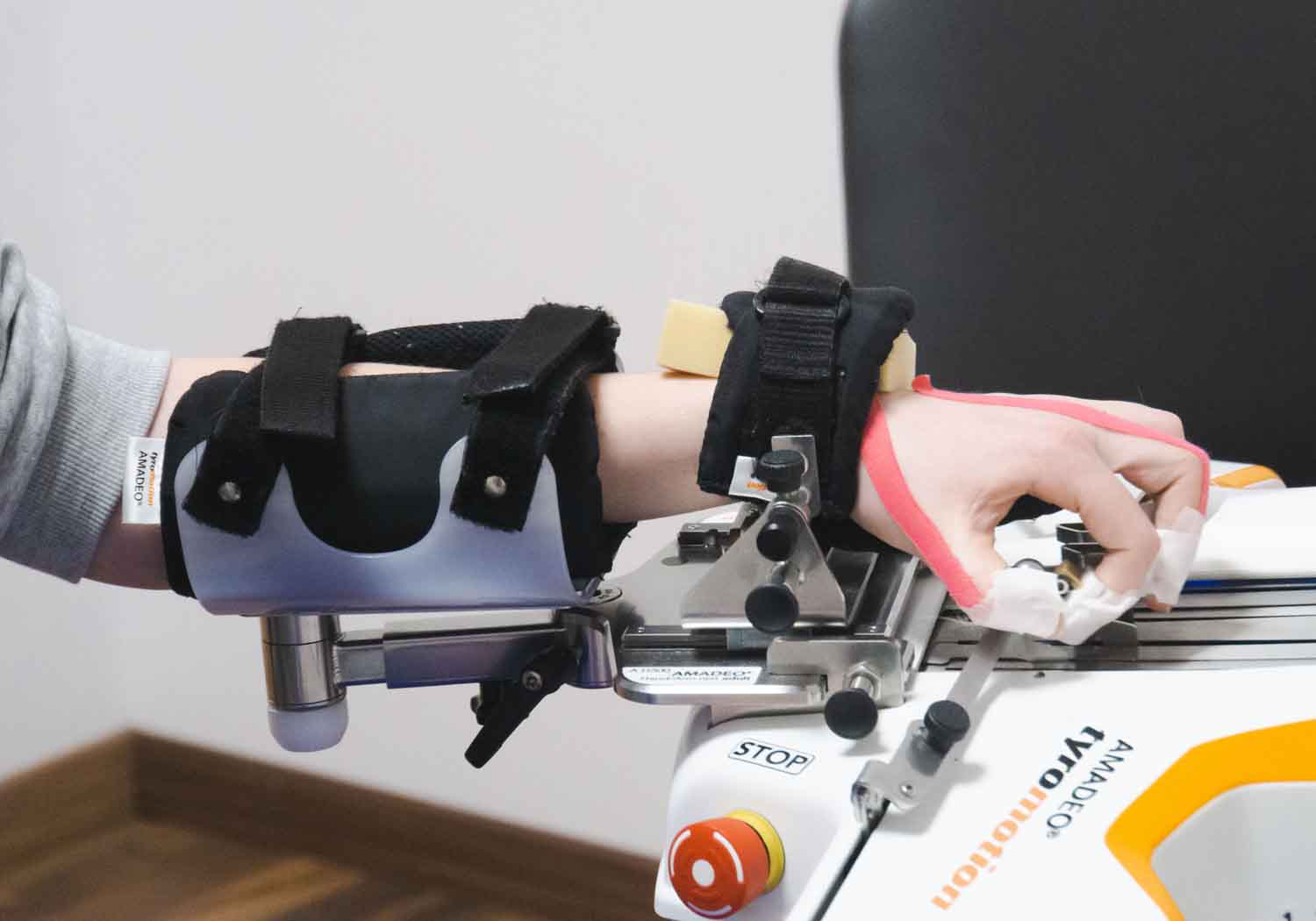 Ein Bein im Handroboter