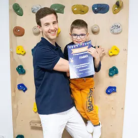 Lorenz mit dem Patient, der hängt Urkunde